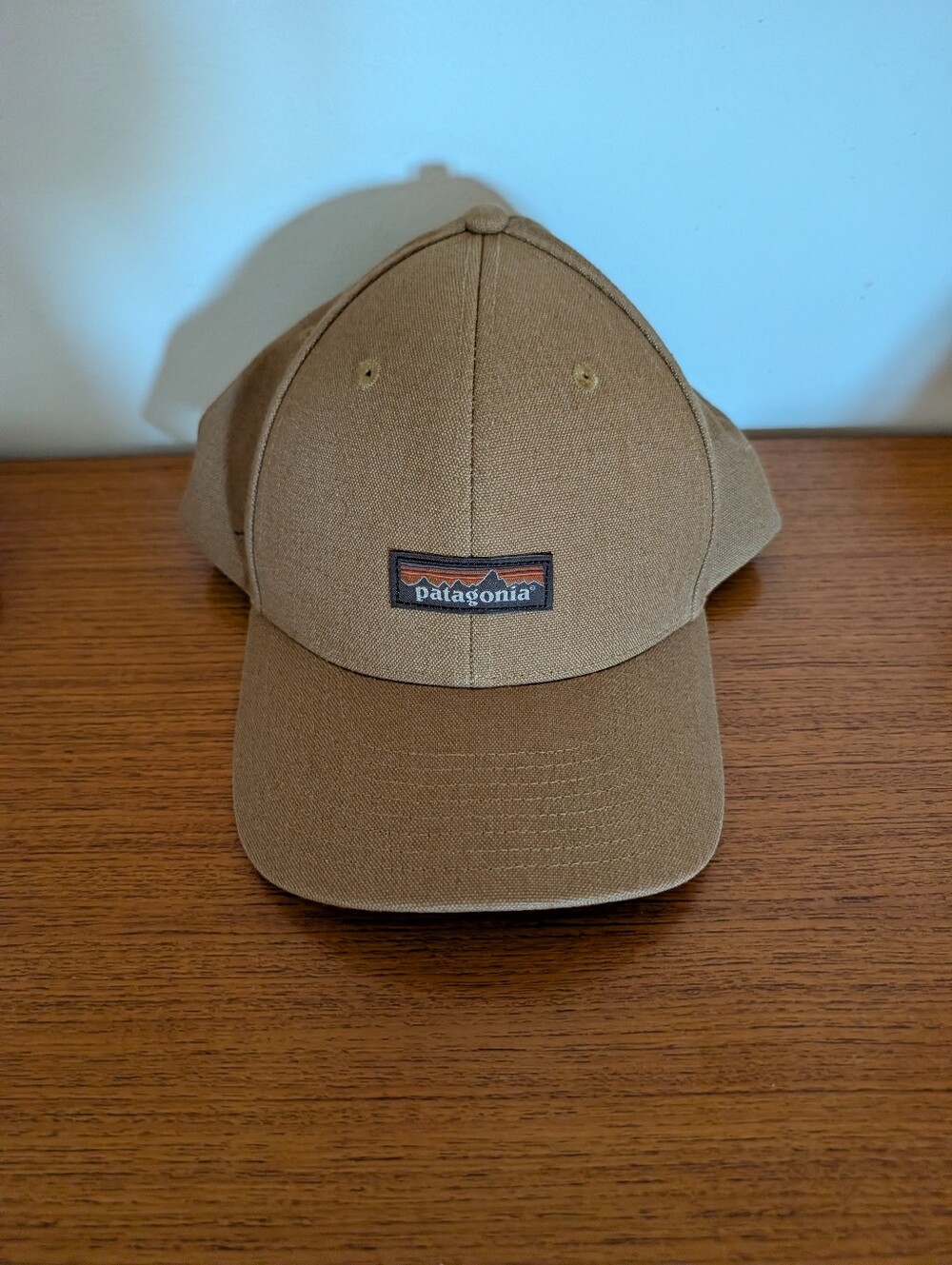 Patagonia Tin Shed Hat Hemp Canvas Brown Tan Earth Tones Workwear Snapback P-6